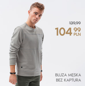 Bluza męska bez kaptura -25%