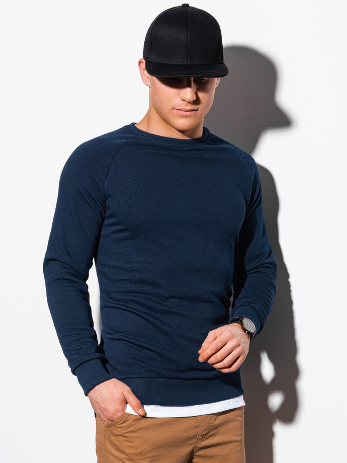 Bluza męska bez kaptura - granatowa B1217