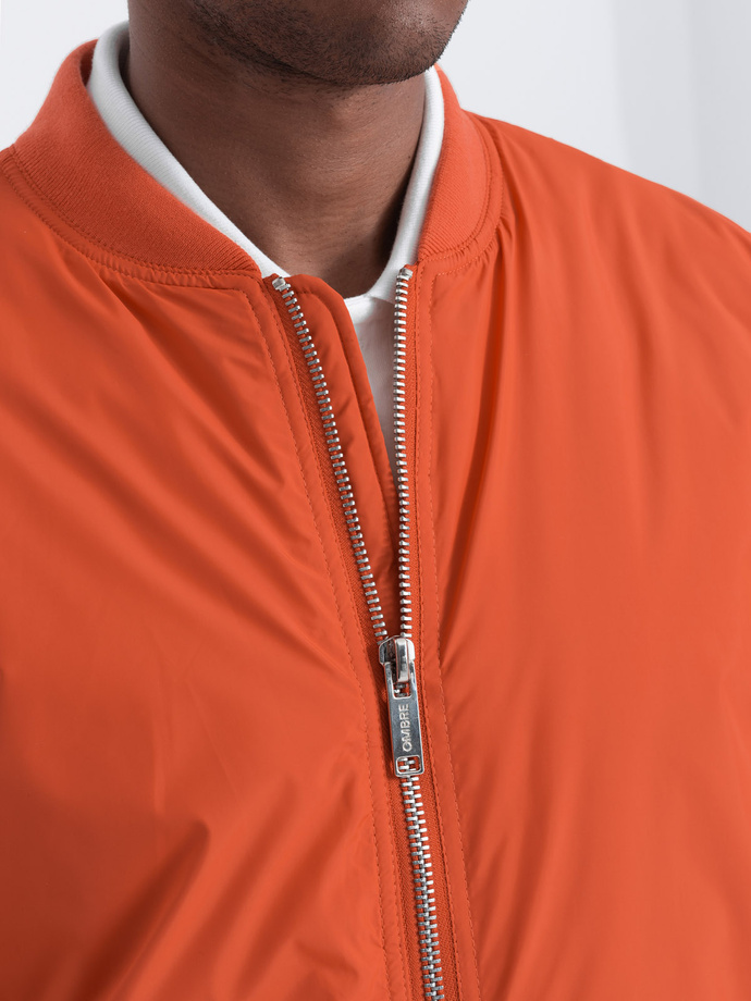 Kurtka męska bomberka - ceglasta V3 C538