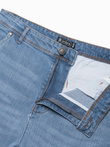 Spodnie męskie jeansowe CARROT FIT - jasnoniebieskie V2 OM-PADP-0117