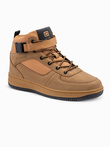 Buty męskie sneakersy za kostkę - camel V3 T317