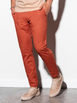 Spodnie męskie chino - ceglaste P894