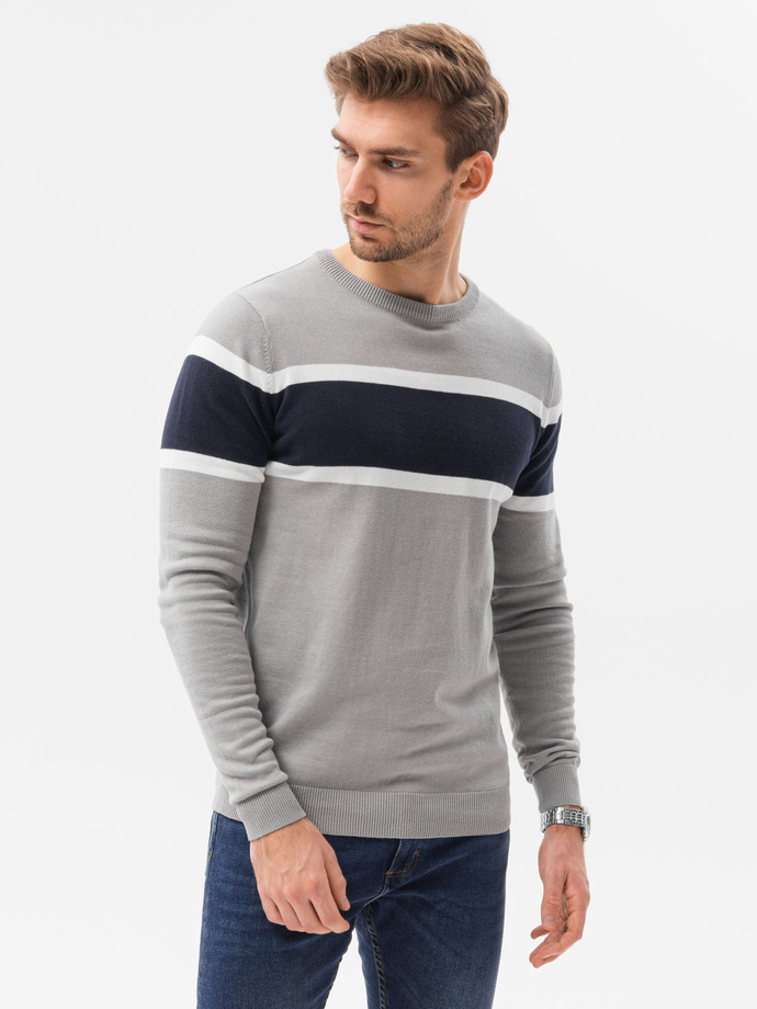 Sweter męski - szary V2 E190