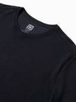 T-shirt męski bawełniany BASIC - czarny V1 S1370