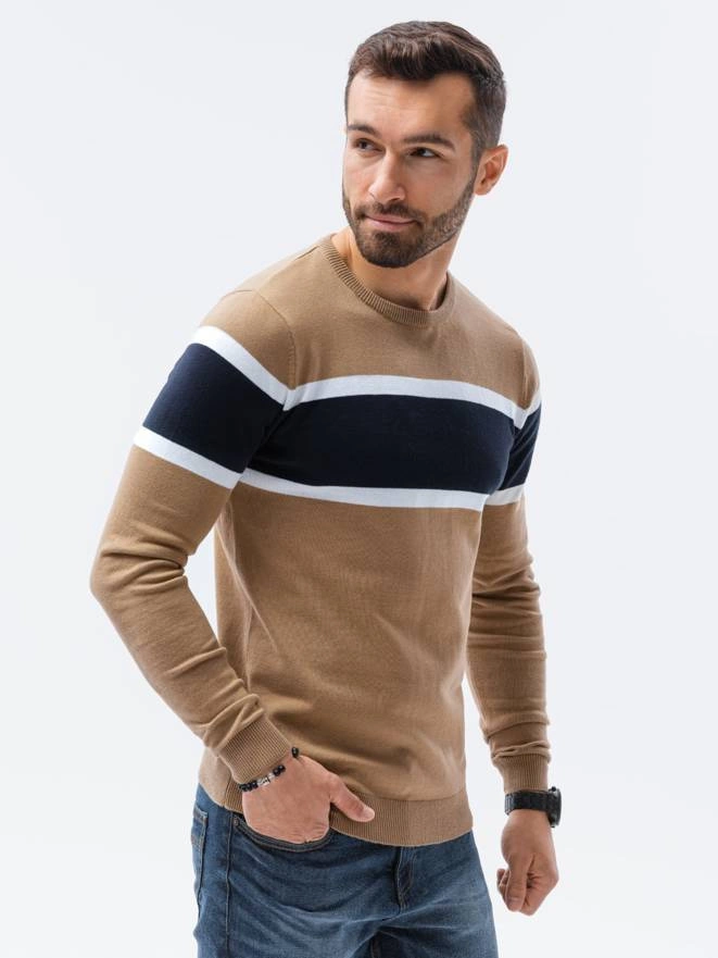 Sweter męski - camel V6 E190