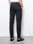 Spodnie męskie chino - czarne V1 P156