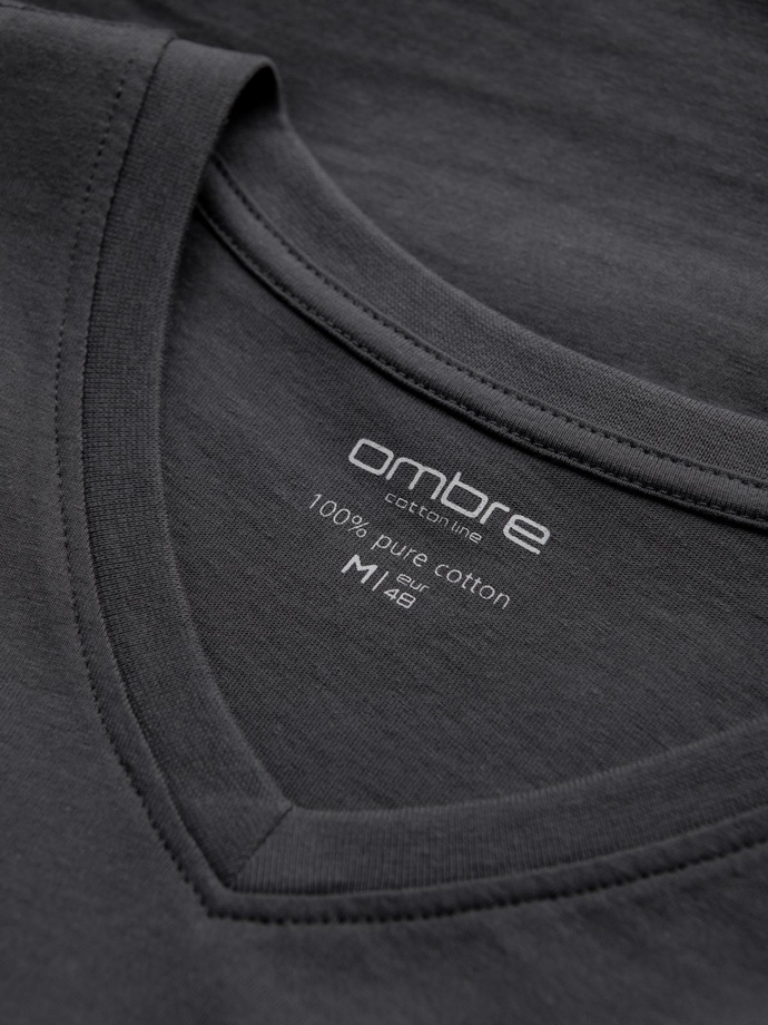 Zestaw longsleeve męski V-NECK - mix 2-pak V1 Z41