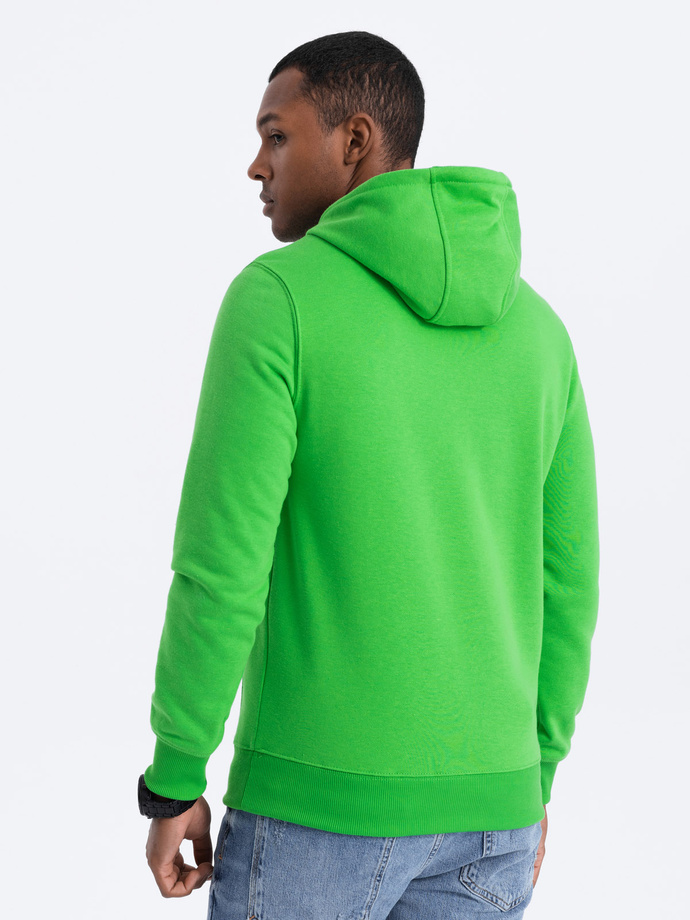 Bluza męska w mocnych kolorach - zielona V2 B1351