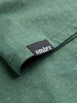 T-shirt męski z ozdobnym efektem confetti - zielony V4 OM-TSCT-0178