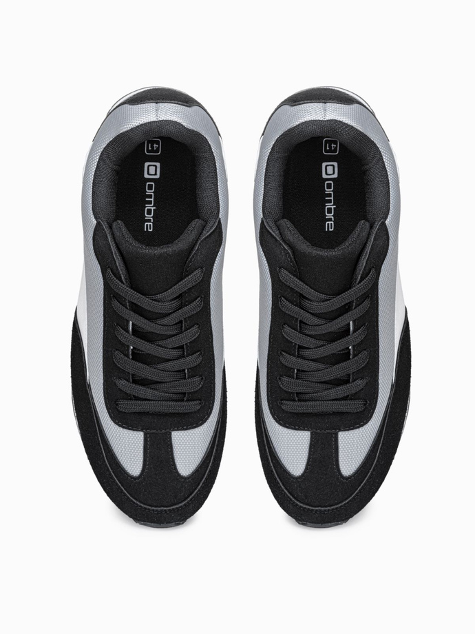 Buty męskie sneakersy - czarne V1 T349