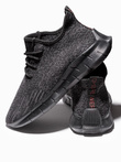 Buty męskie sneakersy - czarne V4 T388