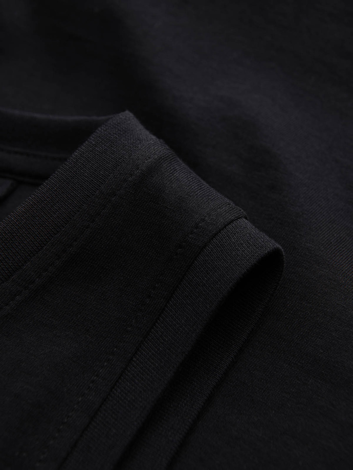 Męska bawełniana koszulka tank top BASIC – czarna V3 OM-TSBT-0192