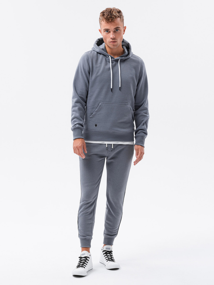Komplet męski dresowy bluza + spodnie - jeansowy V3 Z51