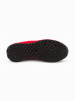 Buty męskie wsuwane sneakersy z siateczki - czerwone V2 OM-FOKS-0117