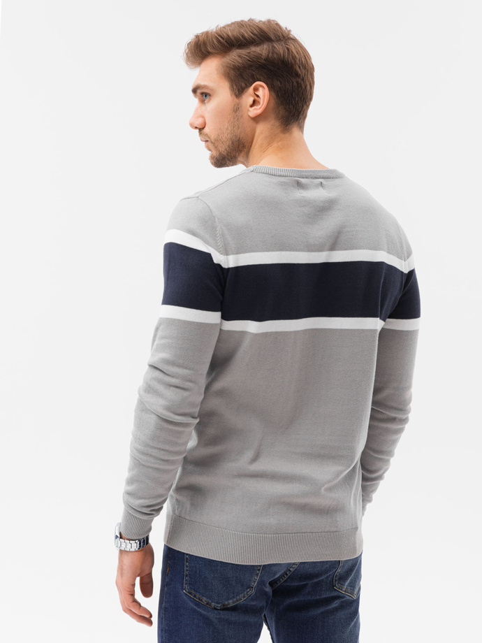 Sweter męski - szary V2 E190