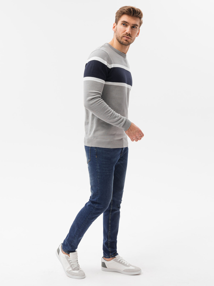 Sweter męski - szary V2 E190