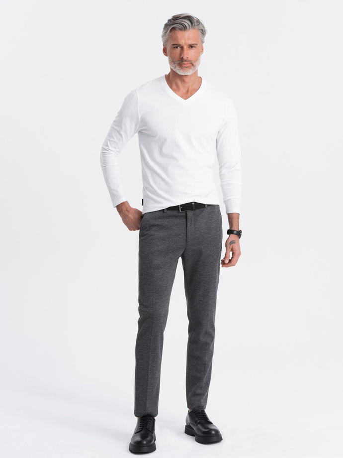 Zestaw longsleeve męski V-NECK - mix 2-pak V3 Z41