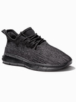 Buty męskie sneakersy - czarne V4 T388