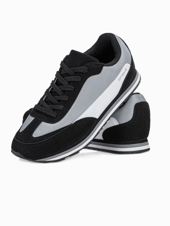 Buty męskie sneakersy - czarne V1 T349