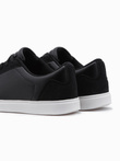 Casualowe buty męskie sneakersy OLDSCHOOL – czarne V2 T393