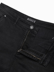 Spodnie męskie jeansowe CARROT FIT - czarne V3 OM-PADP-0117