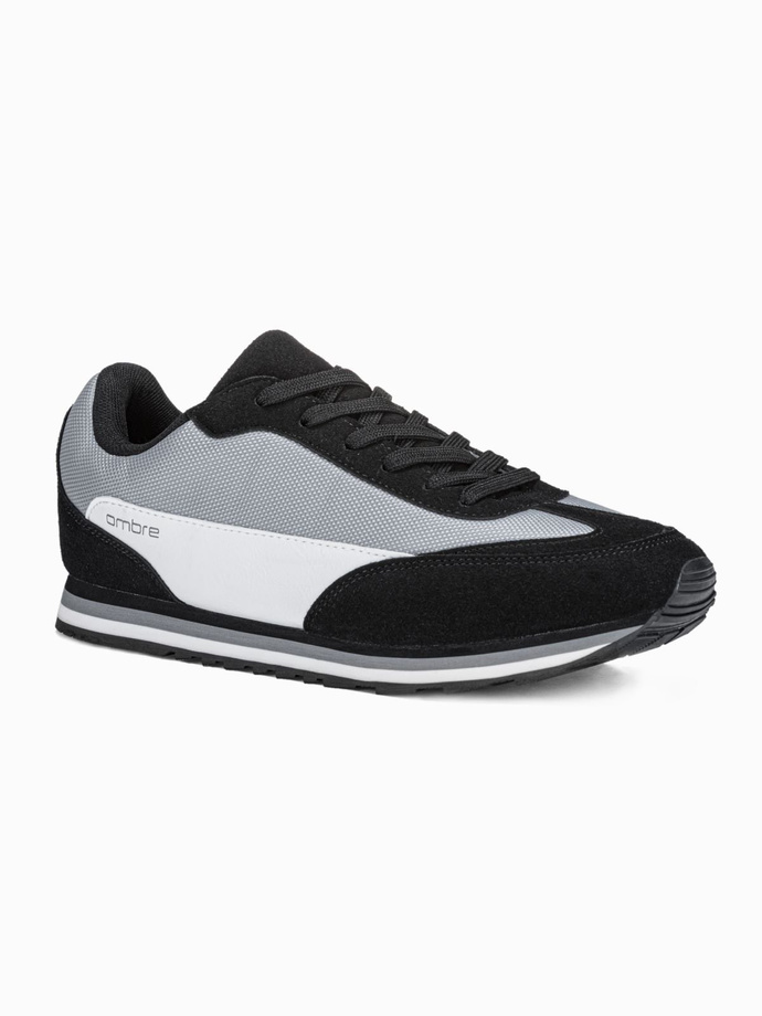 Buty męskie sneakersy - czarne V1 T349