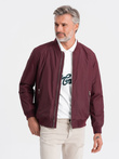 Kurtka męska bomberka - bordowa V15 C538