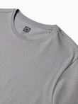 T-shirt męski bawełniany BASIC - szary V3 S1370