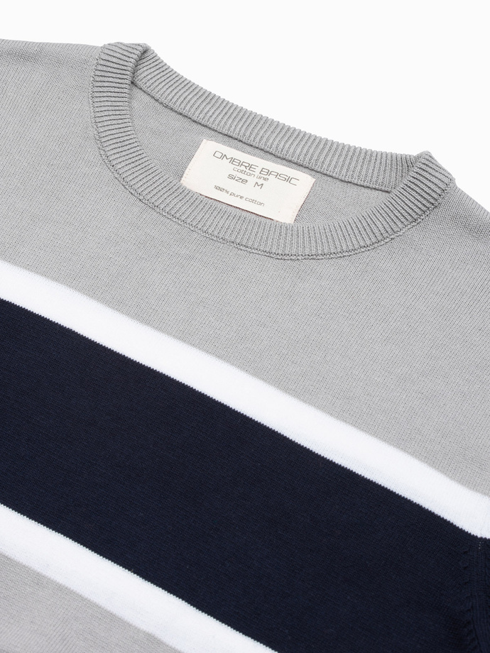 Sweter męski - szary V2 E190