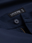 Spodnie męskie klasyczne chino SLIM FIT - granatowe V1 OM-PACP-0182