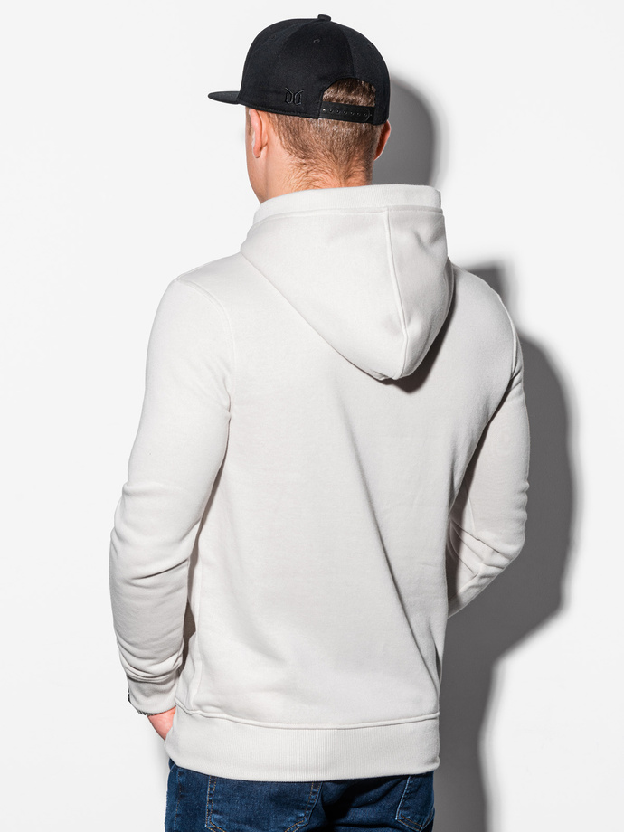 Bluza męska z kapturem - ecru B1079