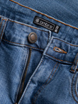 Spodnie męskie jeansowe z przetarciami REGULAR FIT - niebieskie V3 OM-PADP-0102