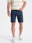 Szorty męskie CHINO - ciemnoniebieskie V8 OM-SRDS-0103