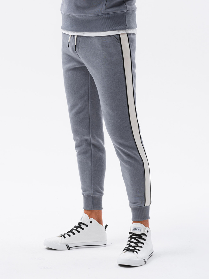 Komplet męski dresowy bluza + spodnie - jeansowy V3 Z51