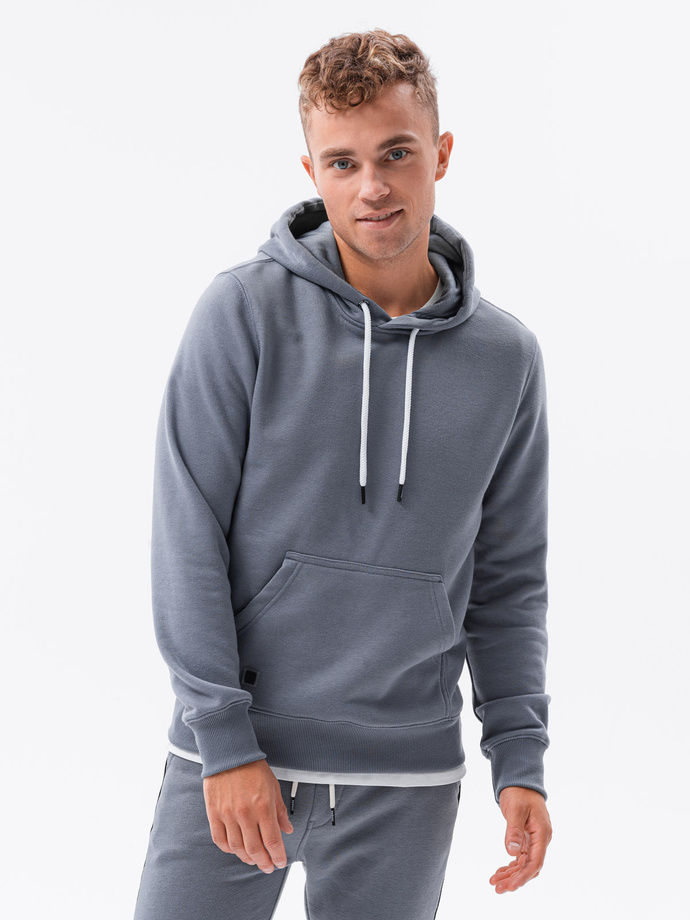 Komplet męski dresowy bluza + spodnie - jeansowy V3 Z51