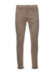 Spodnie męskie chinosy SLIM FIT - ciemnobeżowe V9 P1059