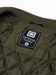 Kurtka męska bomberka - oliwkowy V2 C538