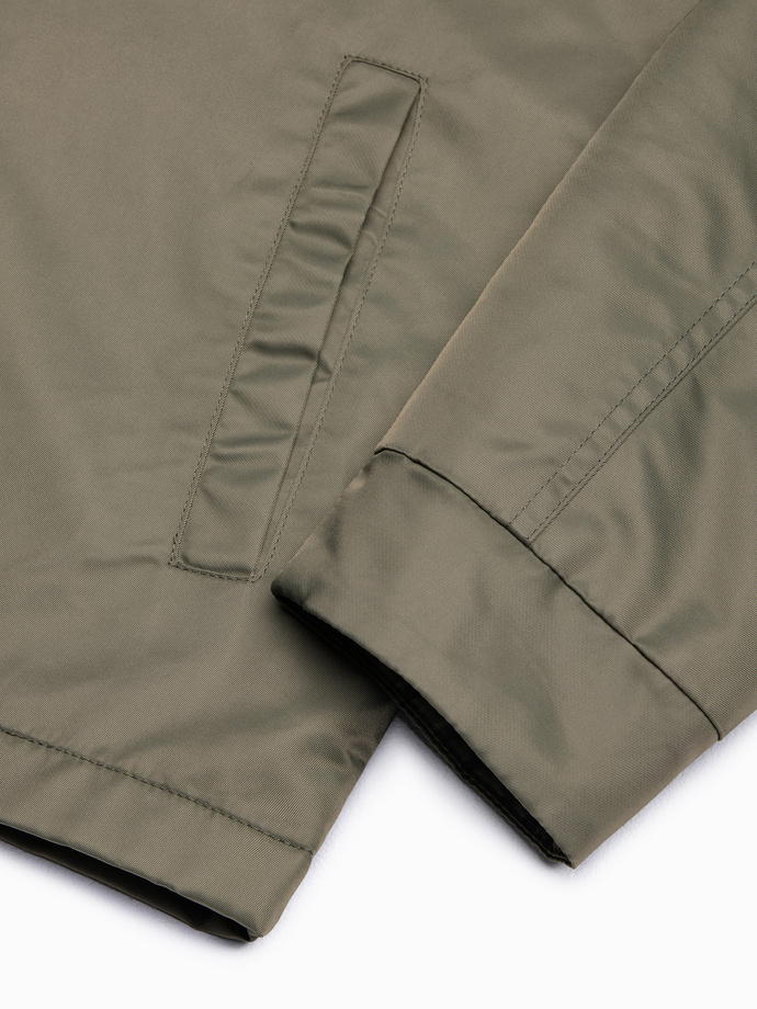 Kurtka męska biker - khaki V1 C605