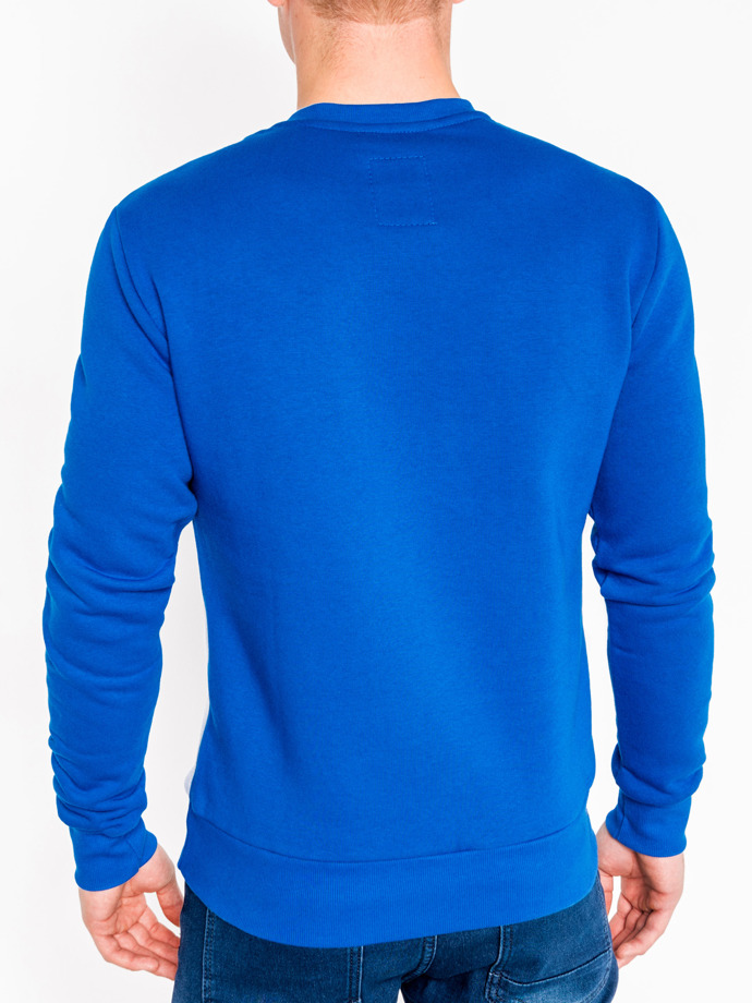Bluza męska bez kaptura erico B575 - niebieska