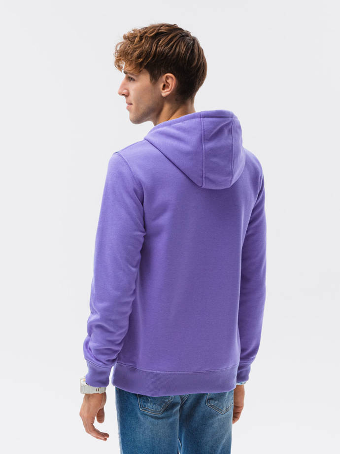 Bluza męska w mocnych kolorach B1351 - fioletowa