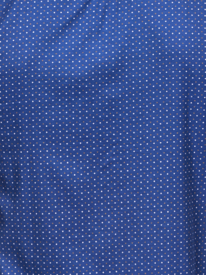 Koszula męska z długim rękawem K412 - jasnogranatowa