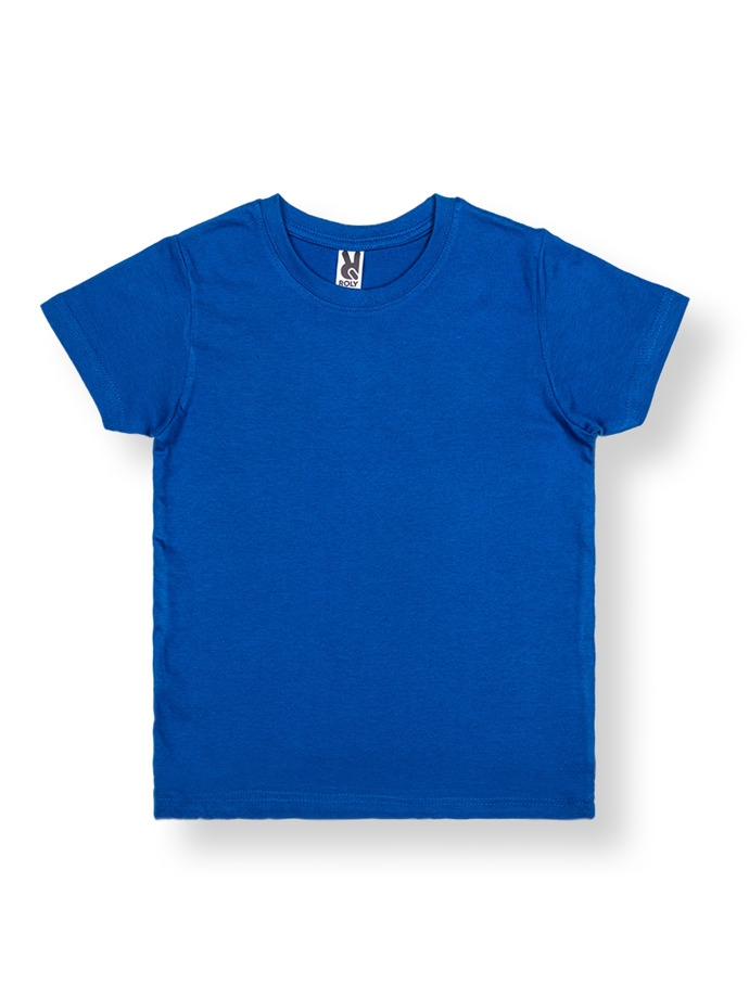 Koszulka dziecięca bez nadruku KS012 - niebieska KS012