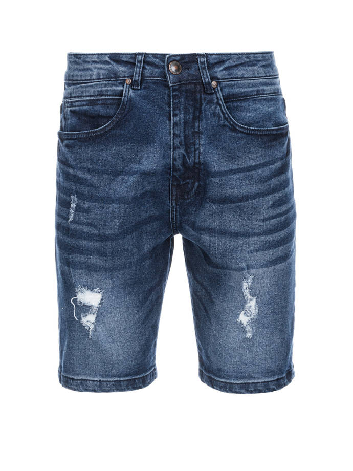 Krótkie spodenki męskie jeansowe - jeans W311 