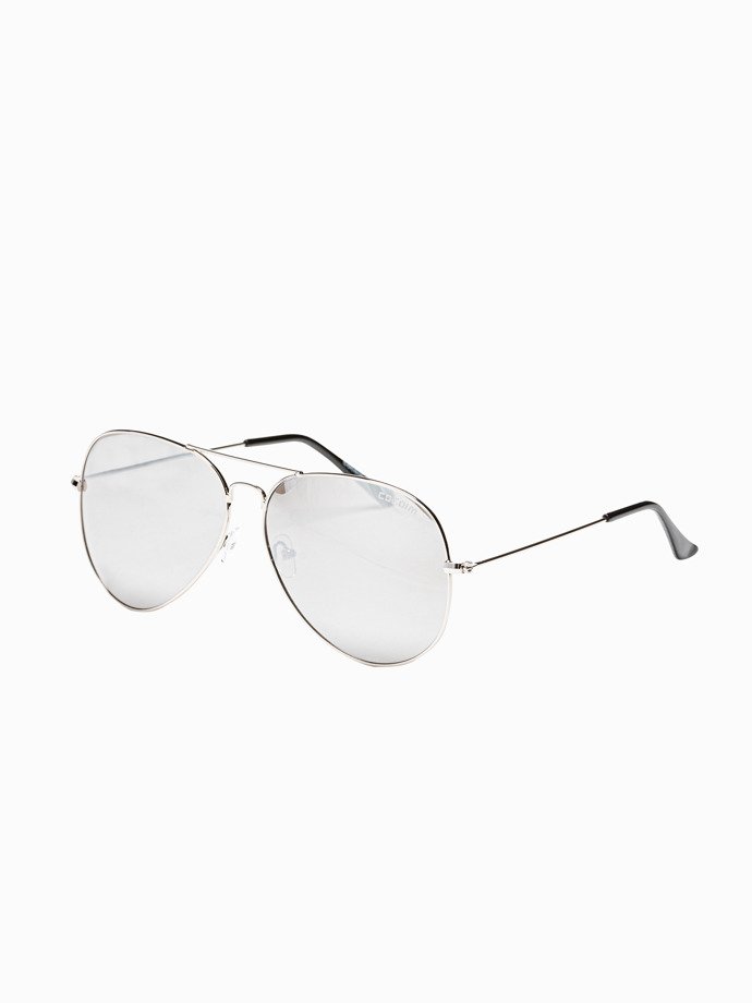 Okulary przeciwsłoneczne - srebrne A278
