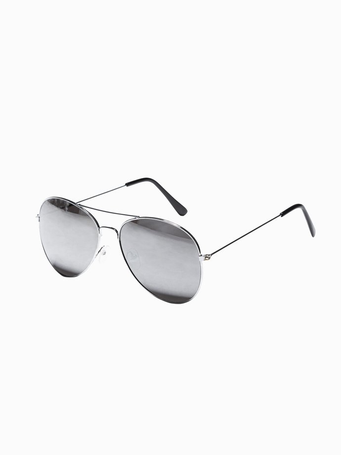 Okulary przeciwsłoneczne - srebrne A369
