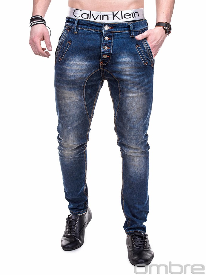 Spodnie P236 - ciemny jeans