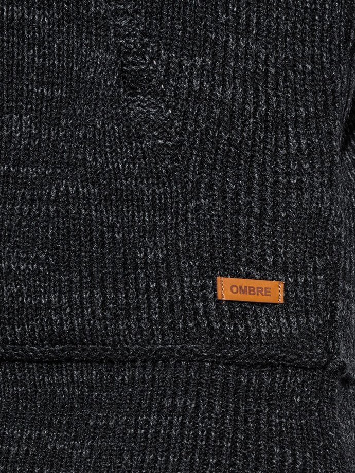 Sweter męski E152 - czarny