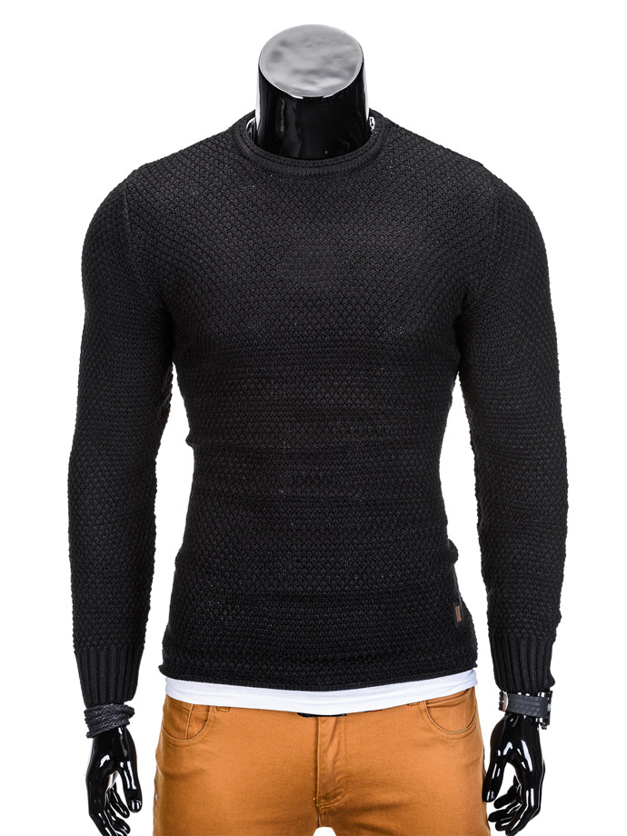 Sweter męski - czarny E95