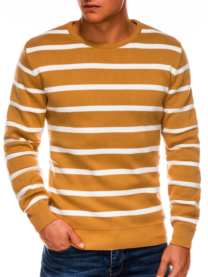 Sweter męski - żółty E155