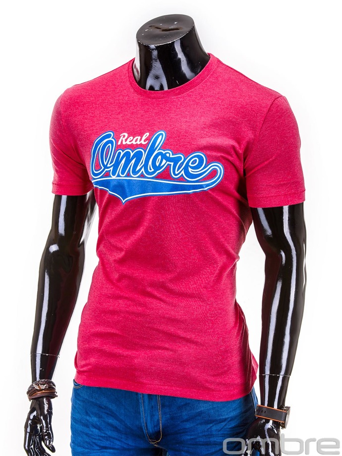 T-shirt S608 - różowy